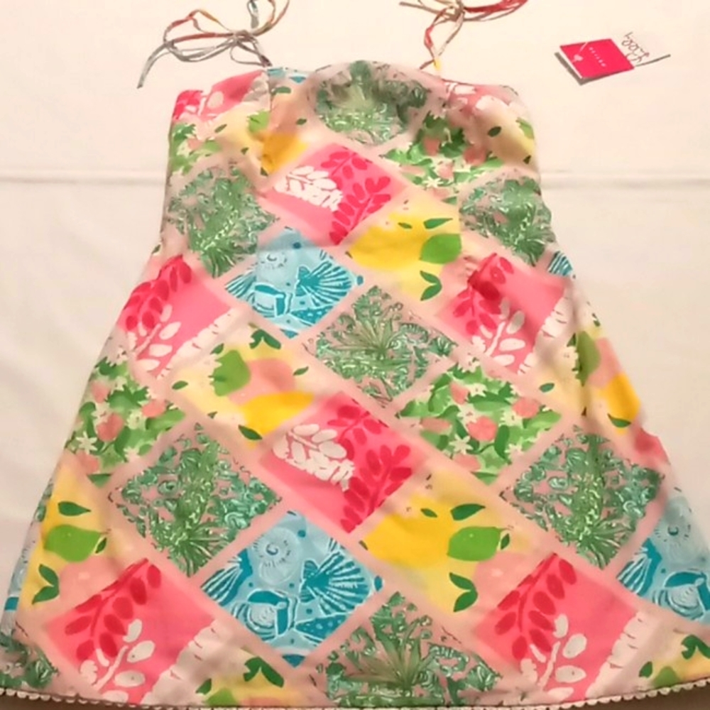 Lily Pulitzer palm beach dress size 4 petite